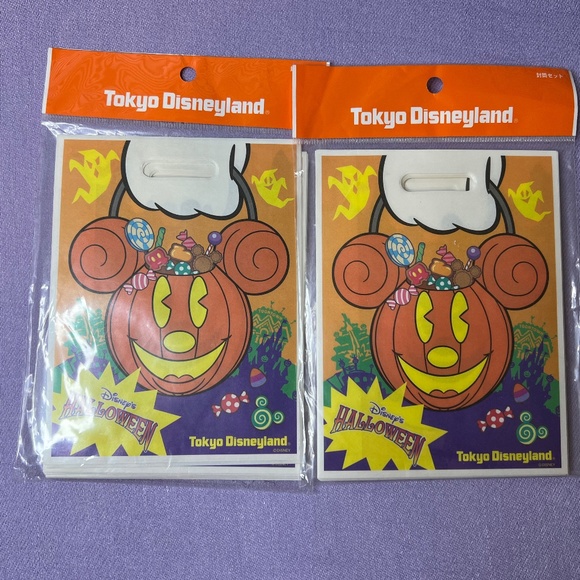 VINTAGE TOKYO DISNEYLAND  HALLOWEEN 　5CELL PHONE STRAPS &  2ENVELOPE SET - Picture 4 of 7
